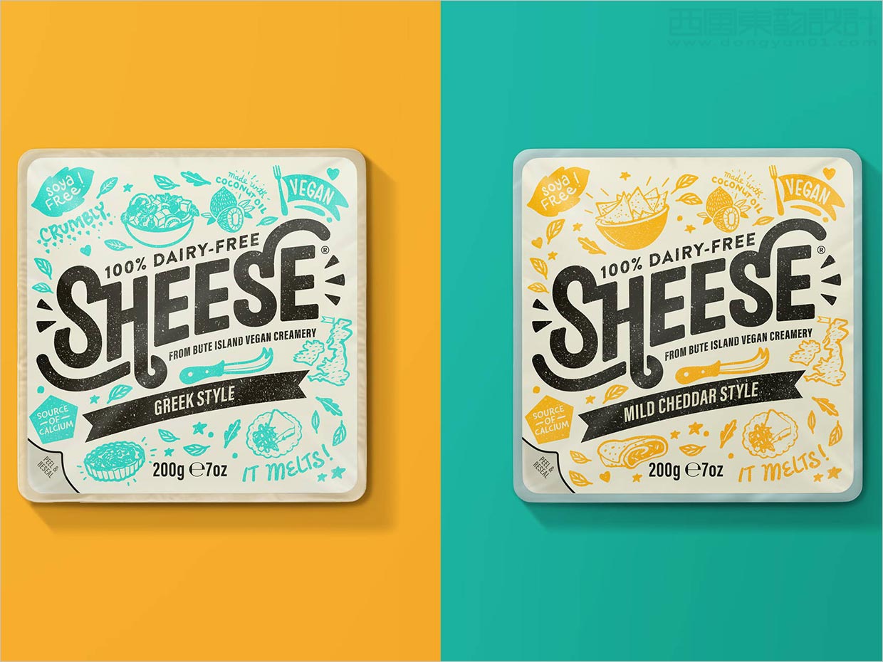 Sheese！純素奶酪包裝設(shè)計不一定要那么好！