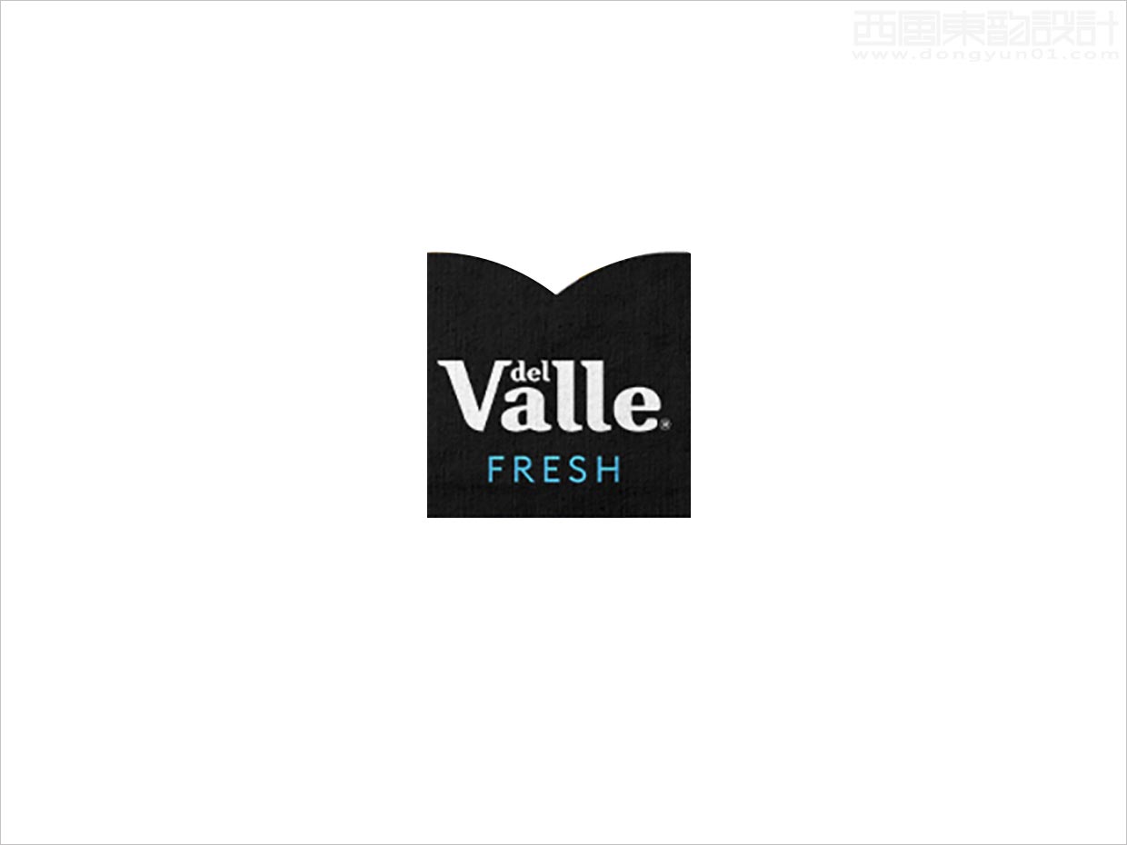 可口可樂公司Del Valle果汁飲料logo設計