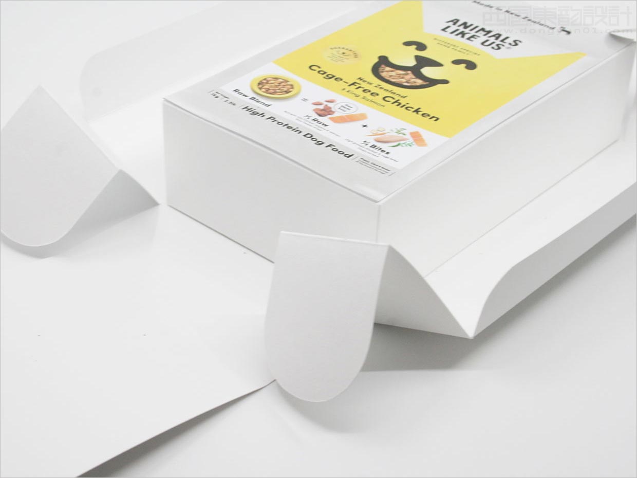新穎的新西蘭ANIMALS LIKE US寵物食品包裝設(shè)計(jì)之開(kāi)盒效果展示