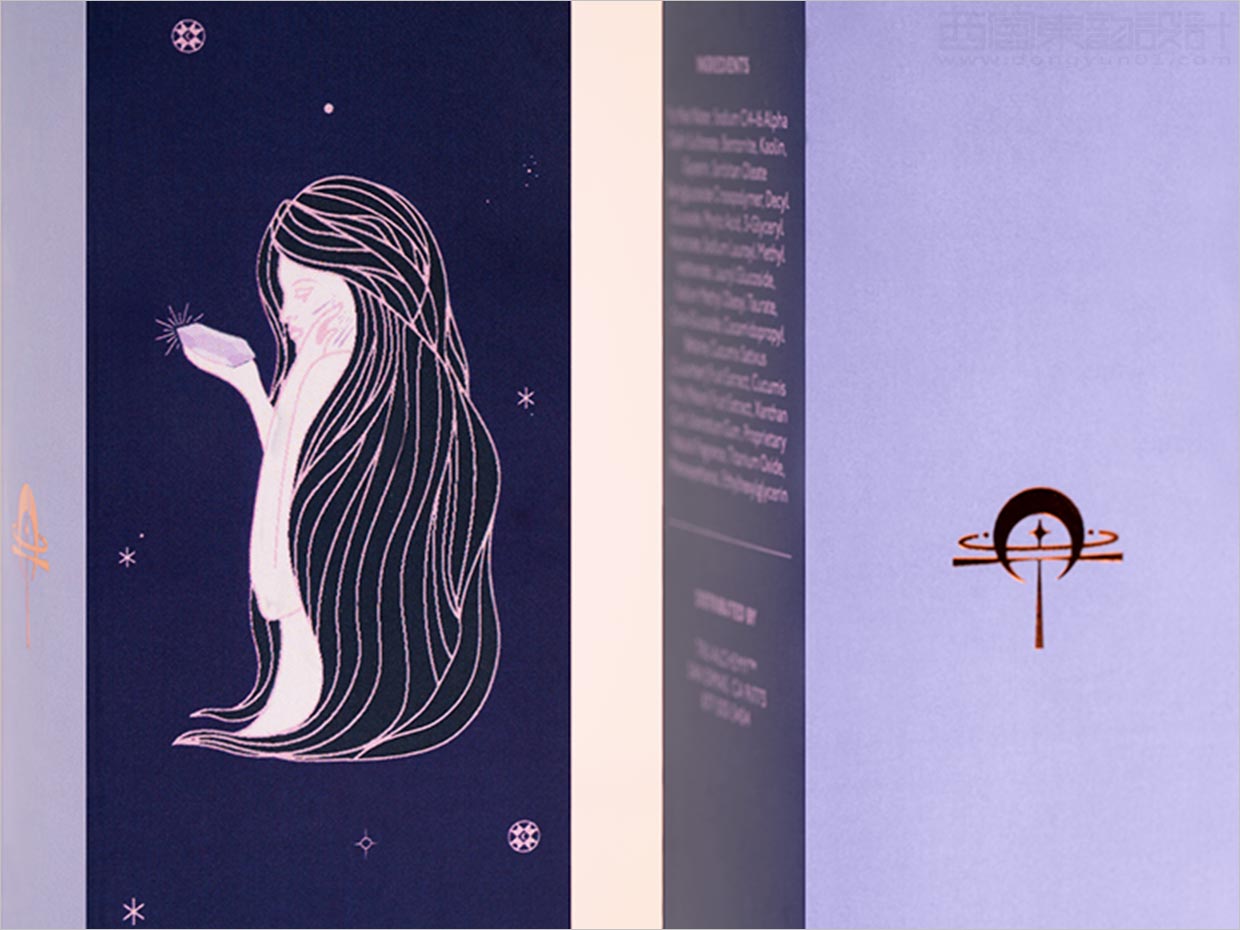 美國Tru Alchemy清潔護膚品包裝盒設計之局部細節(jié)展示