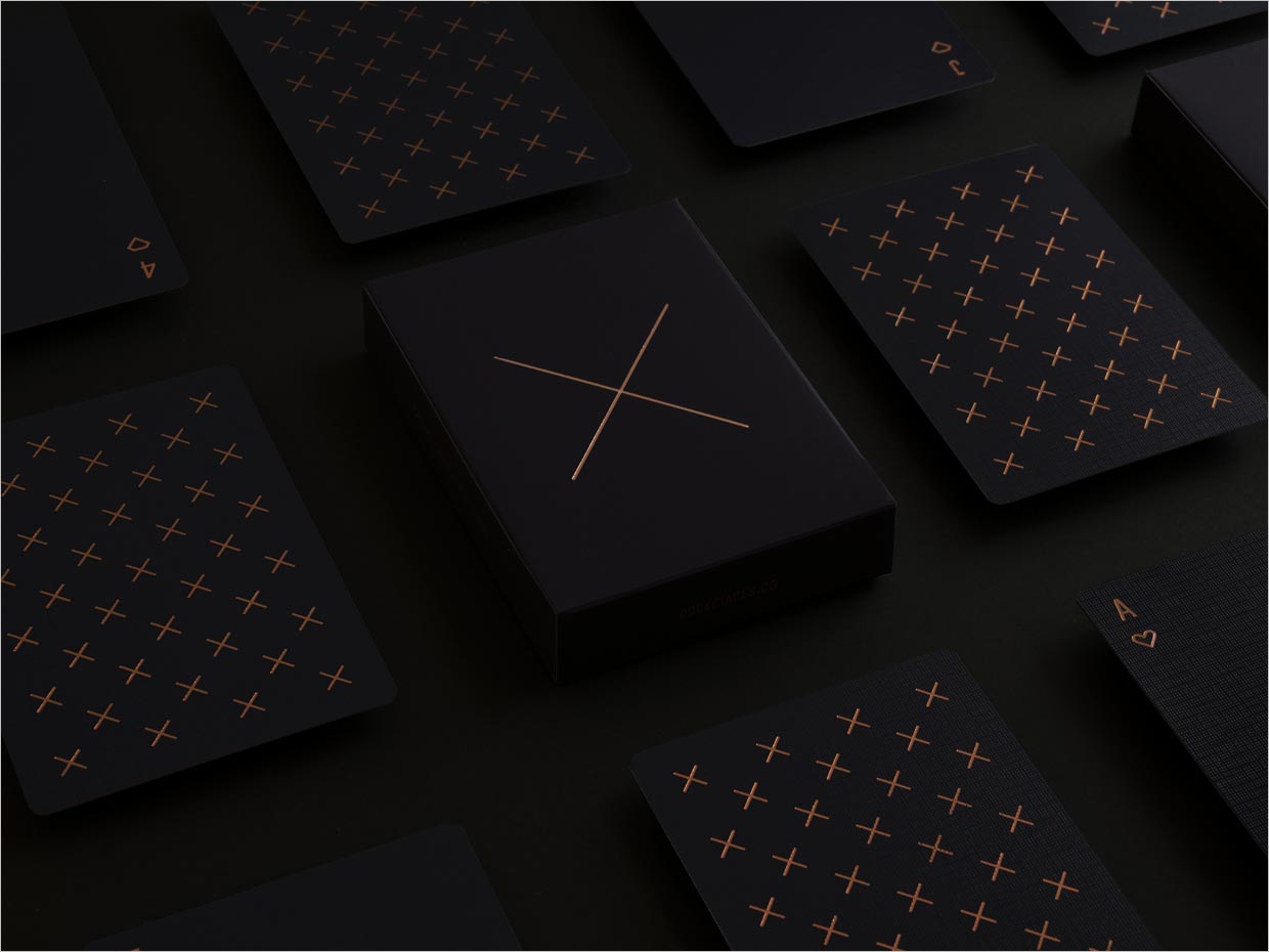 美國Pocket Aces撲克牌游戲玩具用品包裝設(shè)計