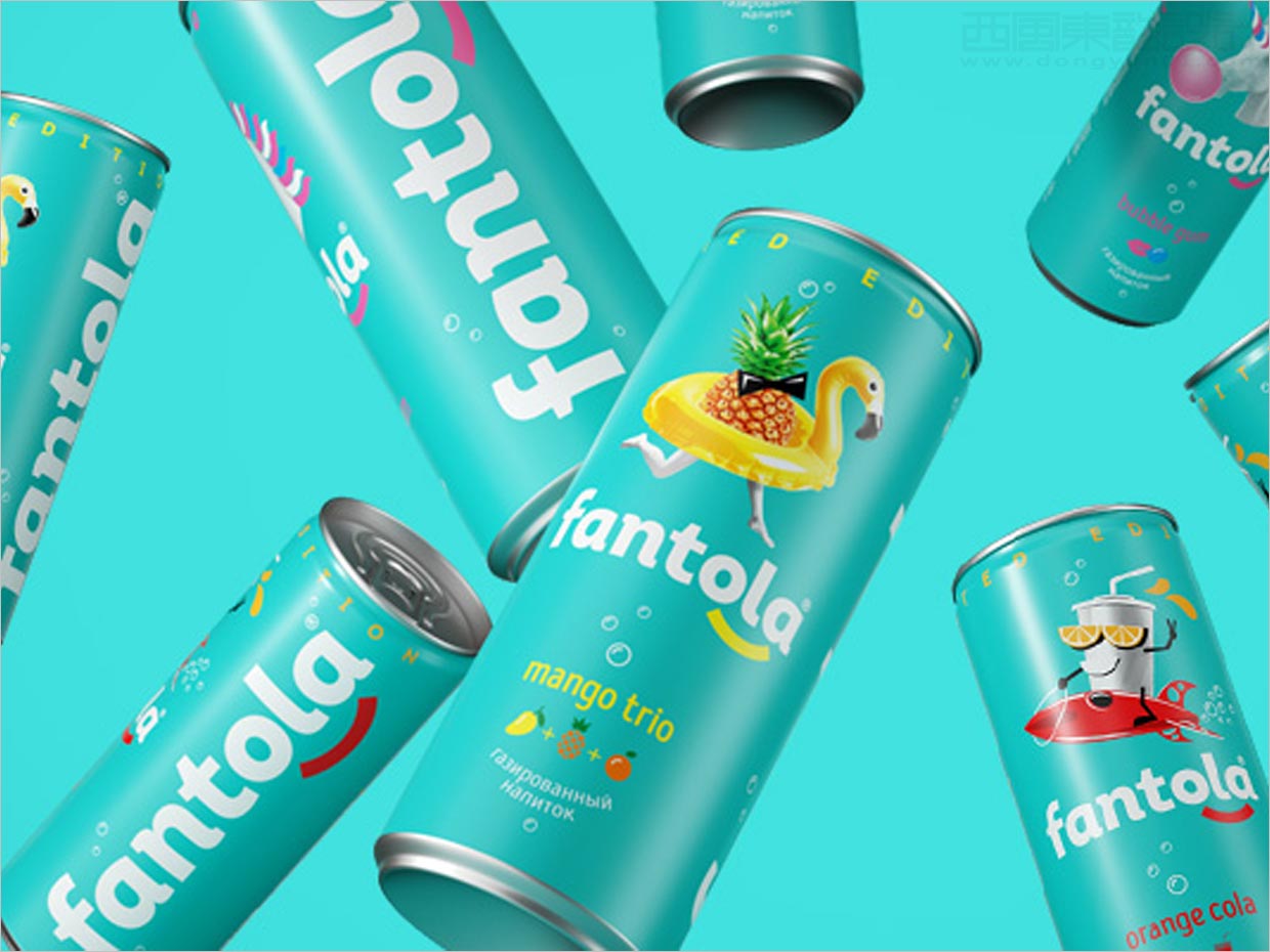 適合Z世代的俄羅斯Fantola軟飲料包裝設(shè)計(jì)