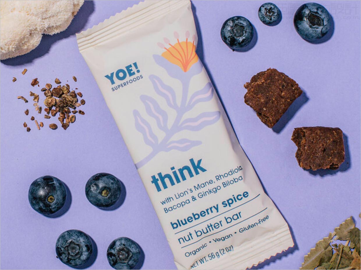 美國Yoe堅果代餐能量棒運(yùn)動營養(yǎng)食品包裝設(shè)計之實物照片