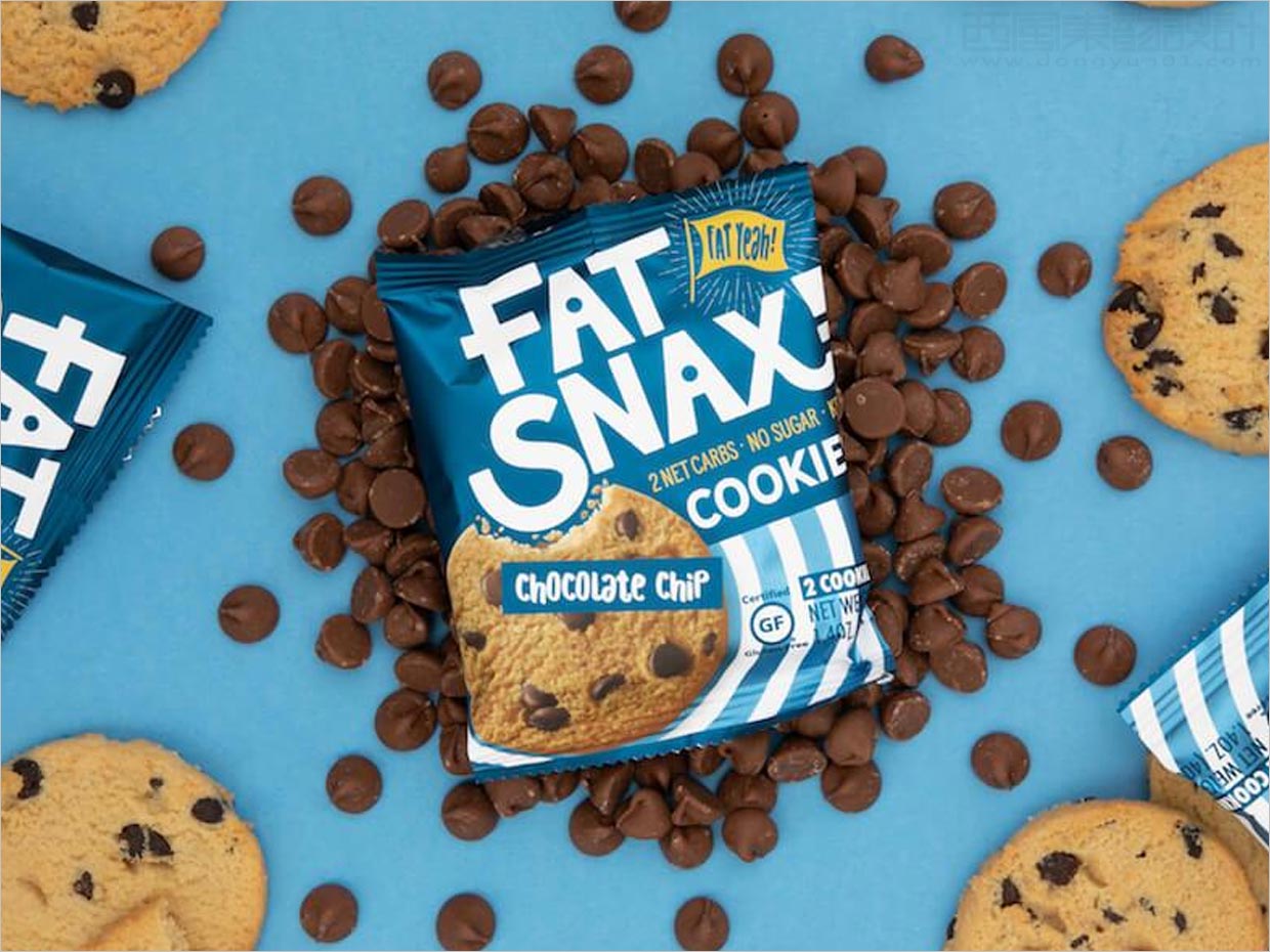 美國Fat Snax餅干快消食品包裝設(shè)計(jì)