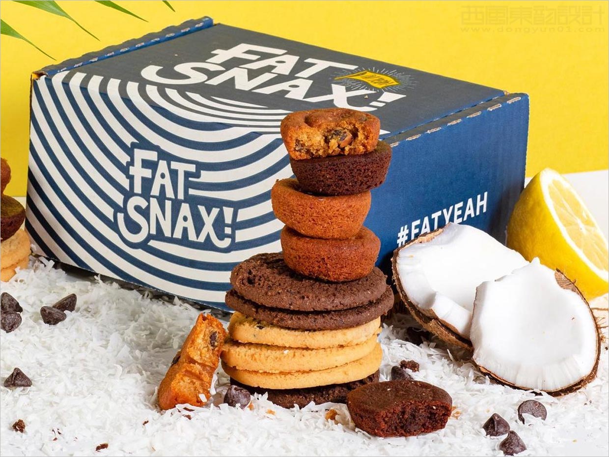美國Fat Snax餅干快消食品包裝設(shè)計(jì)