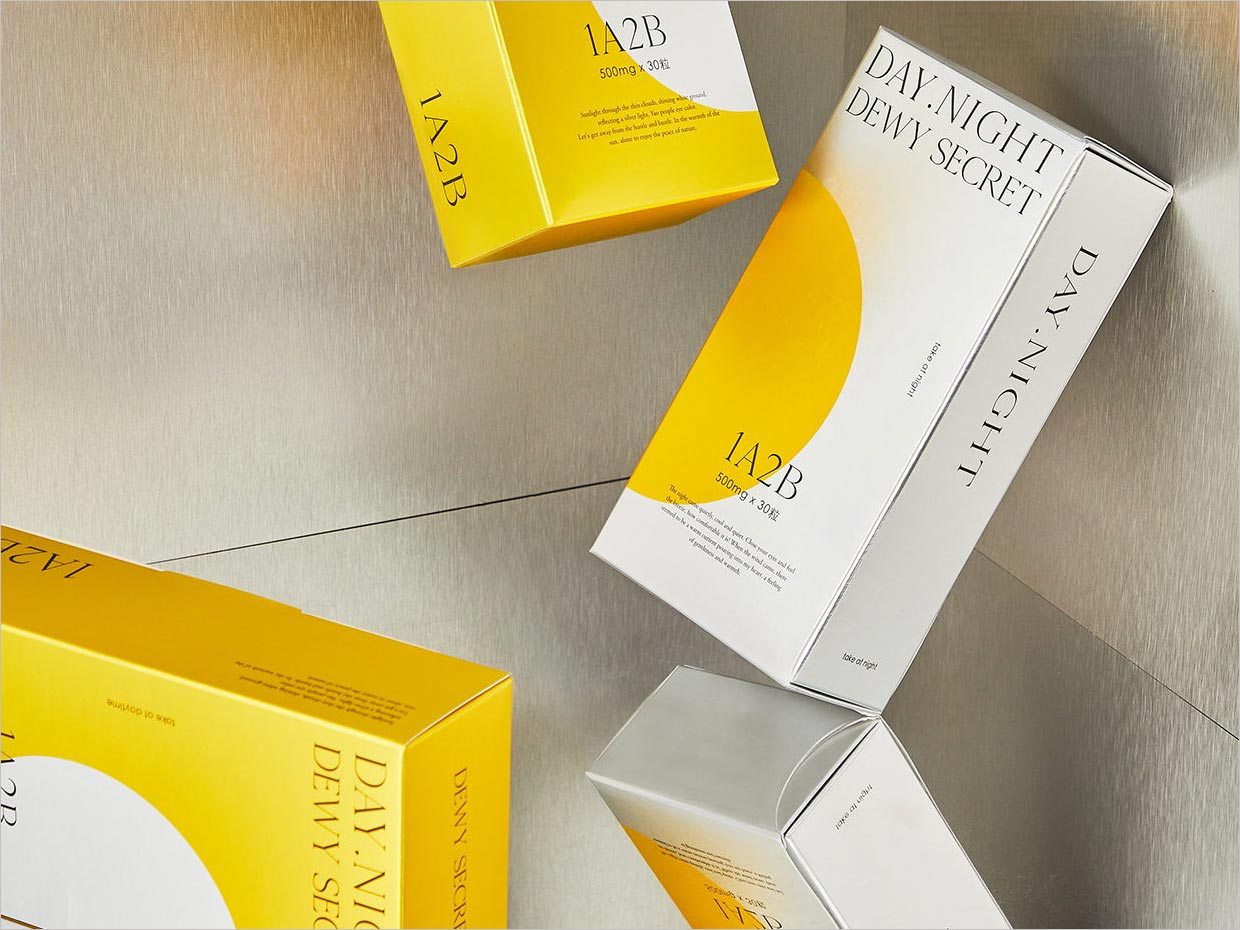 臺灣Dew Secret營養(yǎng)保健品包裝設計