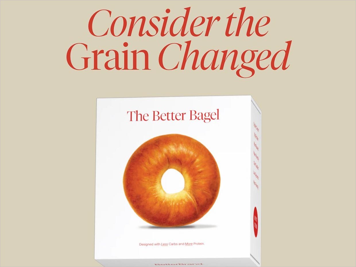 極簡(jiǎn)風(fēng)格的Better Bagel面包食品包裝設(shè)計(jì)