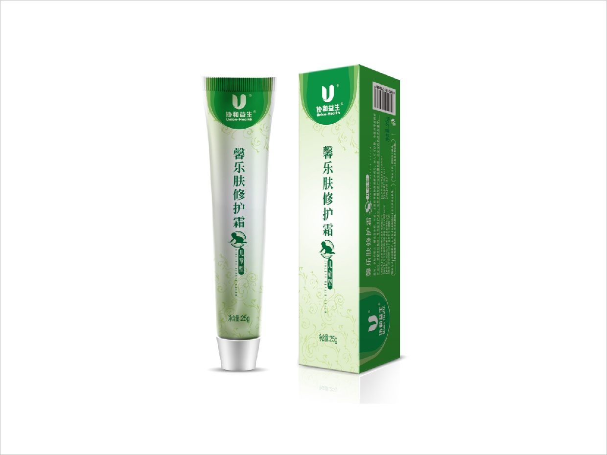 北京新華聯(lián)協(xié)和藥業(yè)馨樂膚修護(hù)霜化妝品包裝設(shè)計