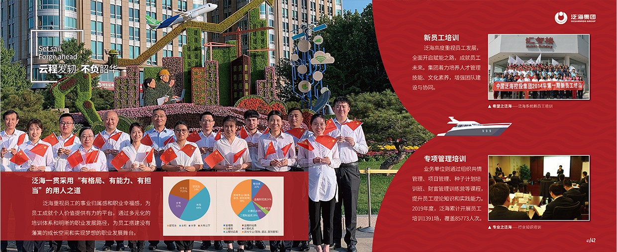 中國泛?？毓杉瘓F(tuán)35周年畫冊設(shè)計(jì)之泛海團(tuán)隊(duì)頁面設(shè)計(jì)