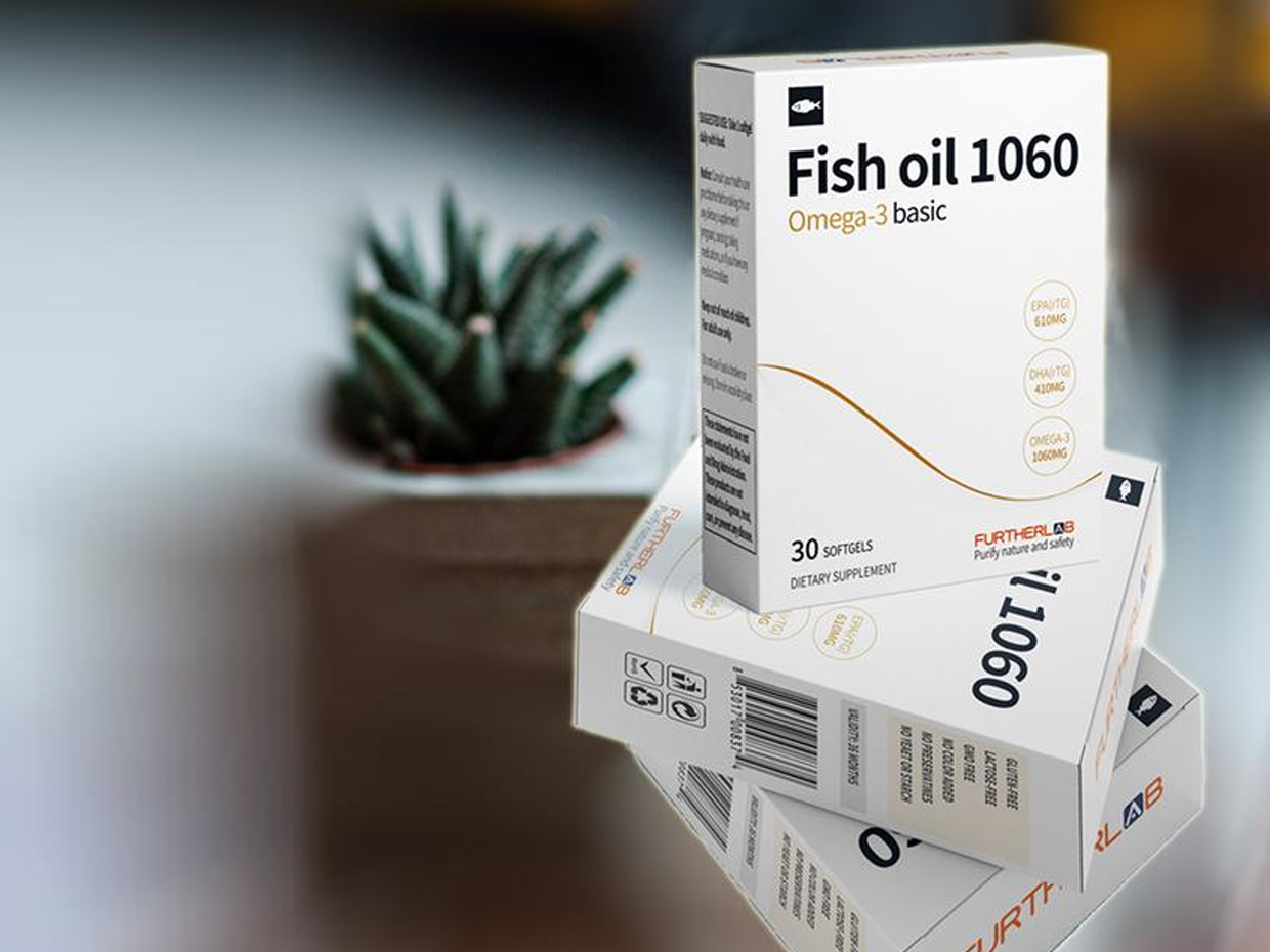 FURTHERLAB魚油保健品包裝設(shè)計之實物照片 FURTHERLAB魚油保健品包裝設(shè)計之實物照片